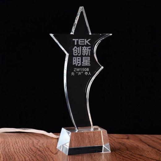 水晶奖杯定制 定做加盟牌奖牌 纪念品 刻字 厂家现货奖杯 商品图2