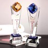 高档钻石水晶奖杯定制定做创意优秀员工颁奖奖品制作刻字 商品缩略图1