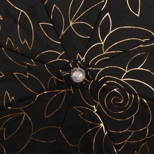 时尚玫瑰烫金50cm*8k树脂铝中棒超轻晴雨伞  78428 商品图2