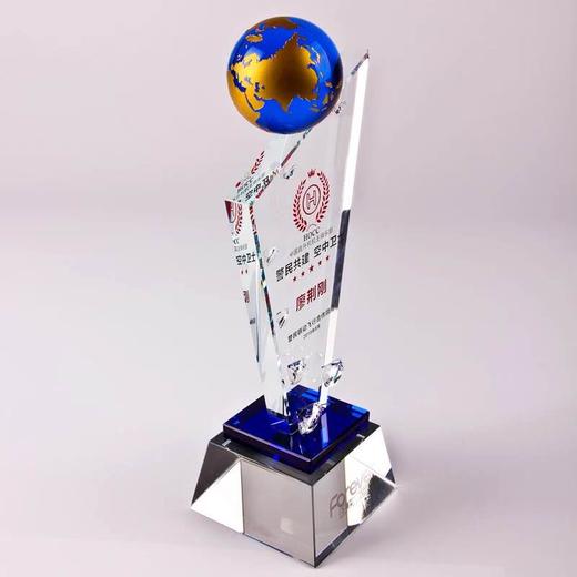 高档水晶奖杯奖牌定制创意荣誉冠军奖杯定做公司颁奖奖品制作刻字 商品图2