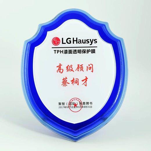 授权牌定做彩色水晶奖牌定制加盟牌公司企业纪念牌经销商会议奖牌 商品图1