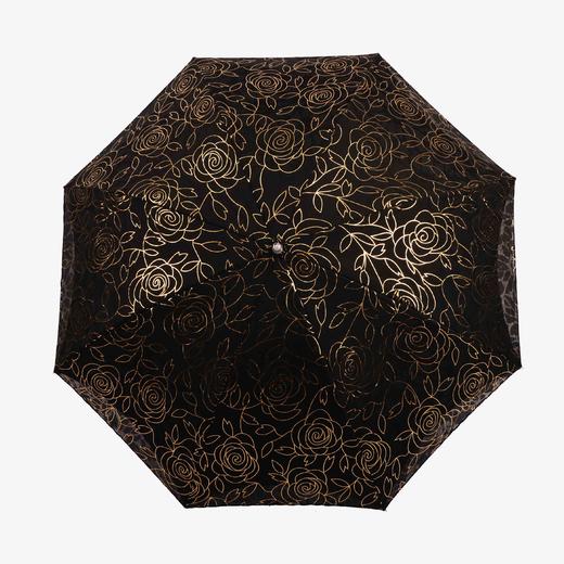 时尚玫瑰烫金50cm*8k树脂铝中棒超轻晴雨伞  78428 商品图4