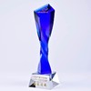 高档水晶奖杯定制创意奖杯定做优秀员工比赛荣誉冠军颁奖奖杯订做 商品缩略图1