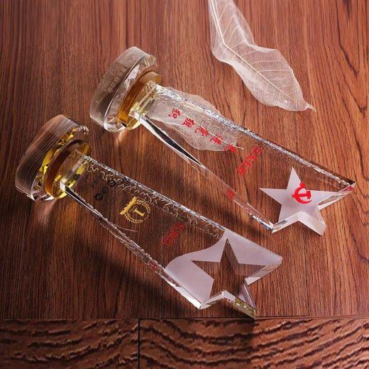 水晶奖杯奖牌定制纪念礼品创意五角星奖杯定做比赛企业年会颁奖 商品图3