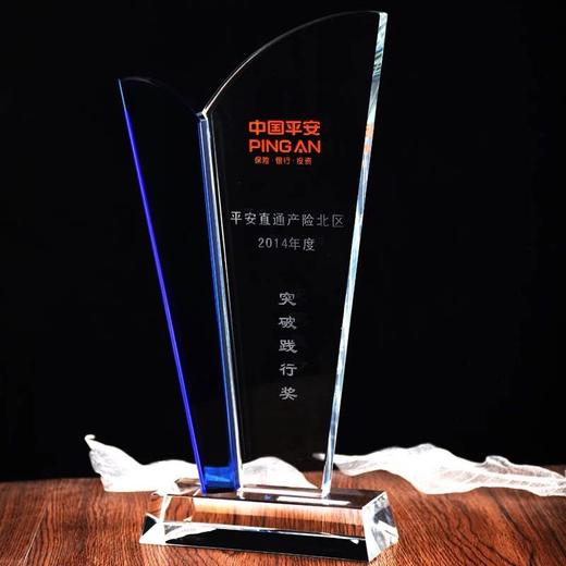 水晶奖牌水晶奖杯定制定做敬业奉献创意奖杯年会大学毕业纪念品 商品图3