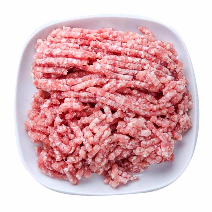 大潮菜市猪肉沫半斤