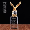 大展宏图水晶奖杯定制定做纪念品老鹰奖杯 金属奖杯定制年会奖品 商品缩略图0