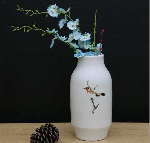 【花瓶】*花瓶景德镇陶瓷三件套简约现代礼品手绘装饰摆件陶瓷工艺品 商品图1