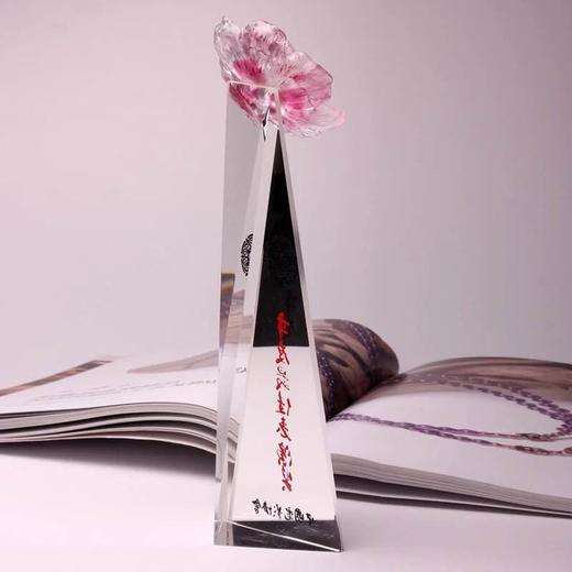 奖杯水晶定制琉璃奖杯纪念品公司年终表彰用品颁奖奖牌 商品图3