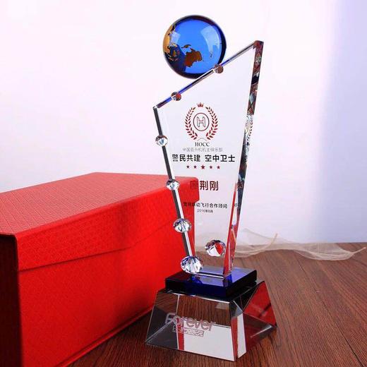 高档水晶奖杯奖牌定制创意荣誉冠军奖杯定做公司颁奖奖品制作刻字 商品图4