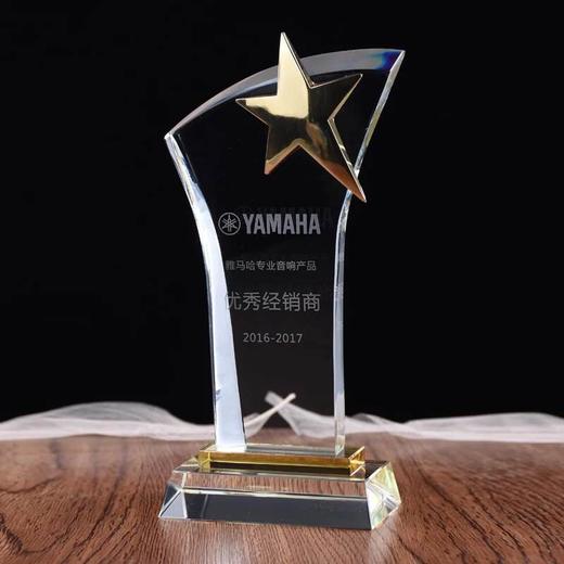 水晶琉璃奖杯定制  定做 奖杯 奖牌 刻字 个性制作 商品图1