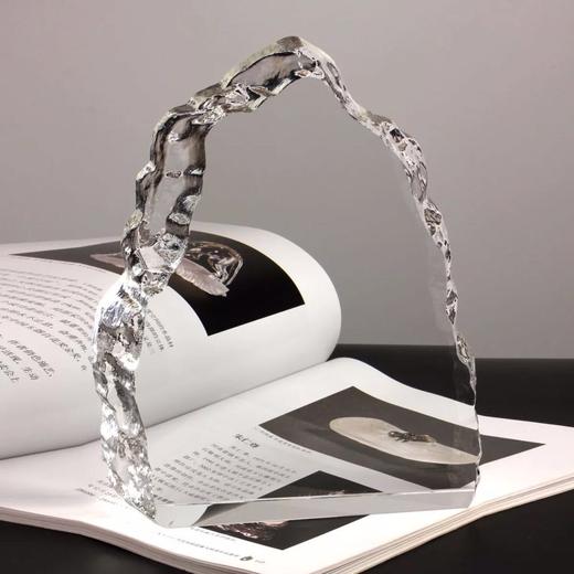 水晶冰山奖牌奖杯水晶定制定做纪念品创意加盟牌免费刻字 商品图1