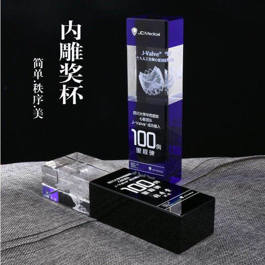 内雕奖杯定制个性奖品定做优秀员工纪念品荣誉表彰创意比赛奖杯 商品图0