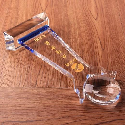 水晶奖杯定制 创意奖杯 公司年会表彰用品会议纪念品定做蒸蒸日上 商品图3