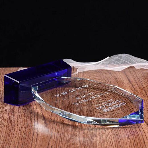 奖杯制作水晶奖杯制作水晶奖牌纪念牌聘书加盟牌代理牌刻字 商品图3