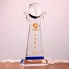水晶奖杯定制 创意奖杯 公司年会表彰用品会议纪念品定做蒸蒸日上 商品缩略图1