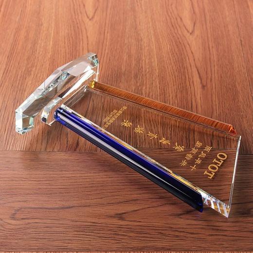 水晶奖杯定制 奖牌定制 创意 定做现货奖杯 免费刻字排版 商品图2
