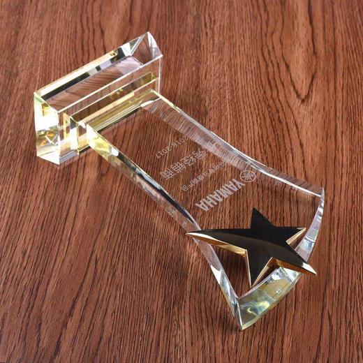 水晶琉璃奖杯定制  定做 奖杯 奖牌 刻字 个性制作 商品图4