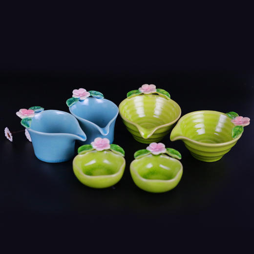 冰裂桃花碟 商品图0