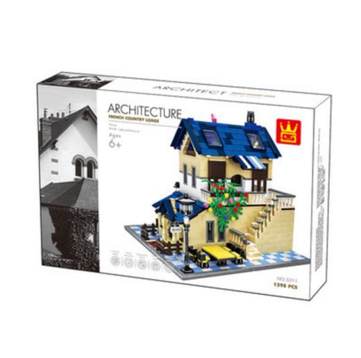 【玩具】*儿童DIY益智积木玩具 世界风情建筑乡村别墅5311 商品图2