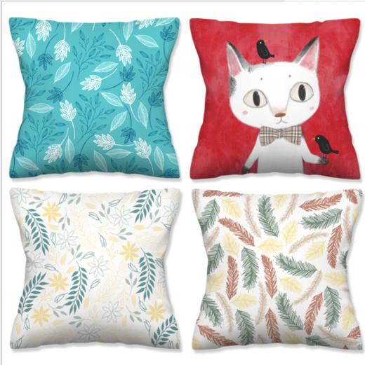 【床上用品】简约多功能抱枕被子办公室两用午休靠垫被汽车空调被 商品图1