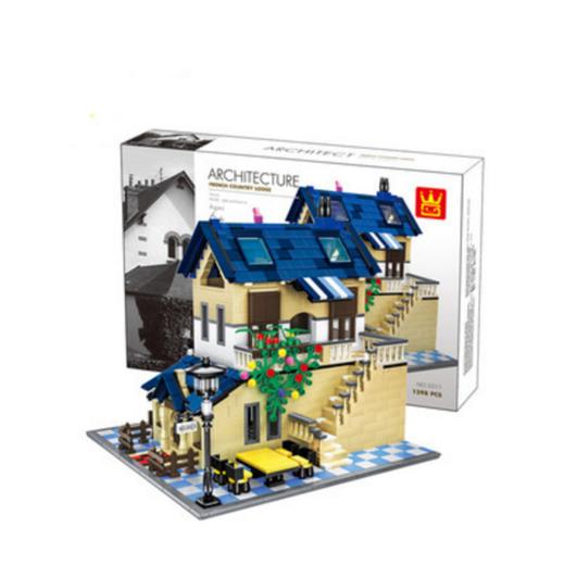 【玩具】*儿童DIY益智积木玩具 世界风情建筑乡村别墅5311 商品图0