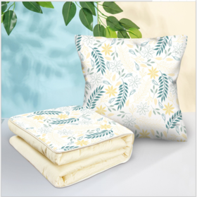 【床上用品】简约多功能抱枕被子办公室两用午休靠垫被汽车空调被