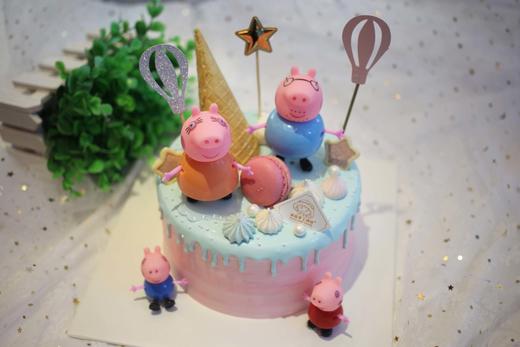 卡通主题款 小猪佩奇一家四口 冰淇淋甜筒 商品图2