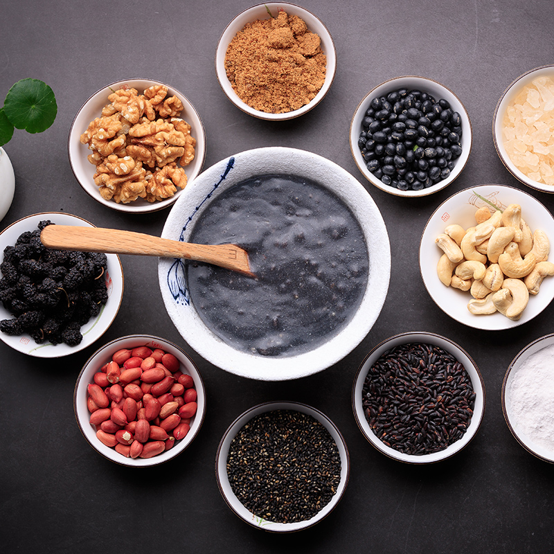 佳藕天成 黑谷藕粉 380g 黑色食养