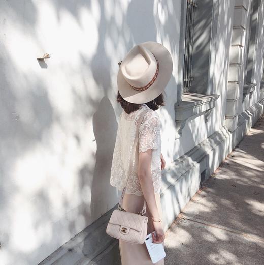 金蘑菇菇 香槟色 很好搭的轻优雅中长半裙 商品图3