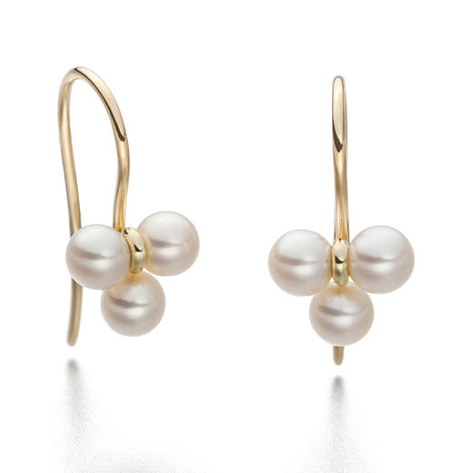 北京仓｜Eva Strepp-Mini Trio-6颗珍珠 耳环（金色）［德国设计师］ 商品图1