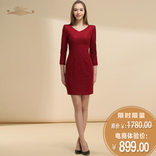 【特惠】YIQU | “心旷神怡”造型连身裙（烫钻款）P 商品图0