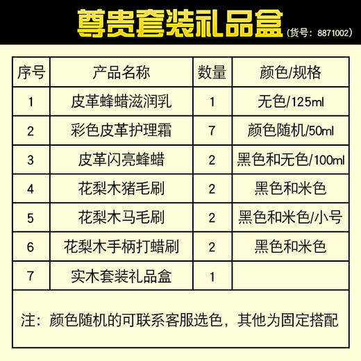 皮革护理套装礼品盒 商品图3