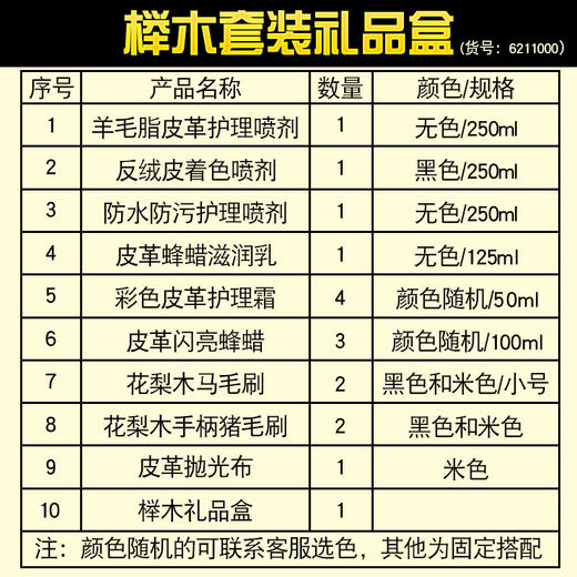 皮革护理套装礼品盒 商品图2