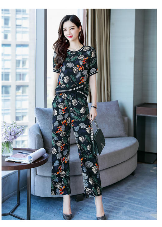 CQ ymy1837-1 套装/2018年夏季舒适修身气质 商品图2