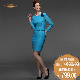 【断码】M/XL/XXL码•YIQU | “时尚千面女人”连身裙（花瓣领款）PT