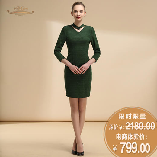 YIQU | “爱的盛宴”小礼服连身裙（高级毛料款） 商品图0