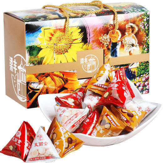 梁丰三角包麦丽素三种口味组合600g 商品图0