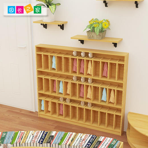 幼儿园实木毛巾架 商品图2