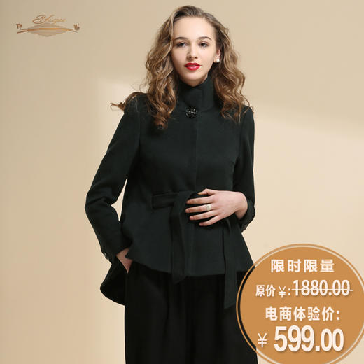 【特惠】YIQU | “欢歌”斗篷短大衣 PT 商品图0