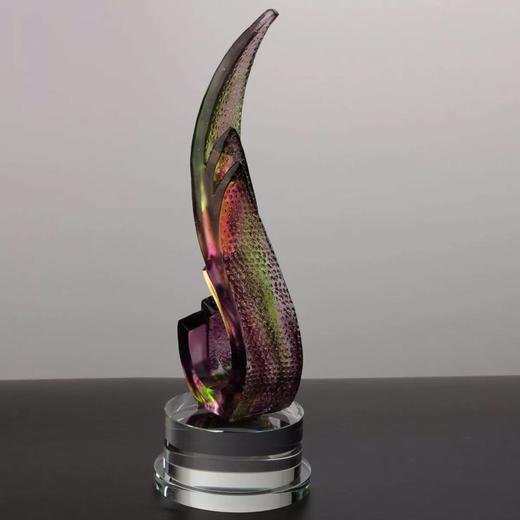 古法琉璃奖杯水晶定制纪念品舞蹈比赛奖杯奖品年会创意表彰用品 商品图2