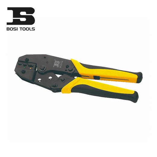 波斯 棘轮式端子压接钳 适用于裸端头及压线帽 0.5-6mm² BS432114 商品图0