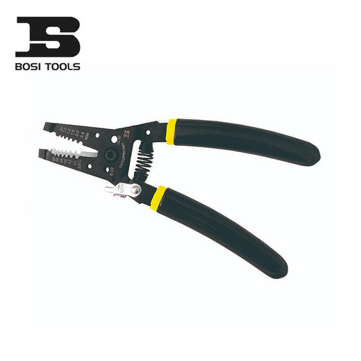 波斯 弯柄轻便剥线钳 0.8-2.6mm BS446209 商品图0