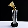 高档羽毛球比赛奖杯定制创意运动会水晶杯定做制作体育颁奖刻字 商品缩略图1