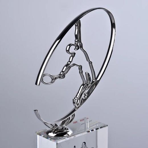 羽毛球比赛奖杯定制创意金属奖杯比赛纪念品定做个性比赛奖品制作 商品图4