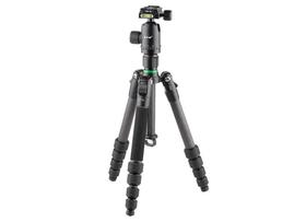 狼族优选丨 碳维5节25管承重15KG可拆独脚架便携三脚架（K-1255C+R-1云台套装）