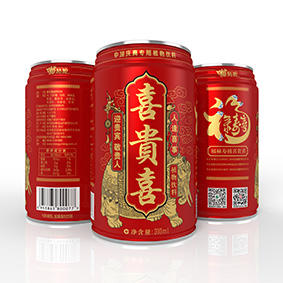 苗姑娘 喜贵喜饮料 喜事庆典专用饮料 310ml*12罐 商品图0