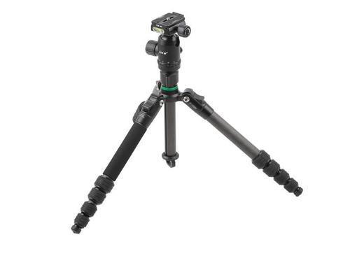 狼族优选丨 碳维5节25管承重15KG可拆独脚架便携三脚架（K-1255C+R-1云台套装） 商品图2