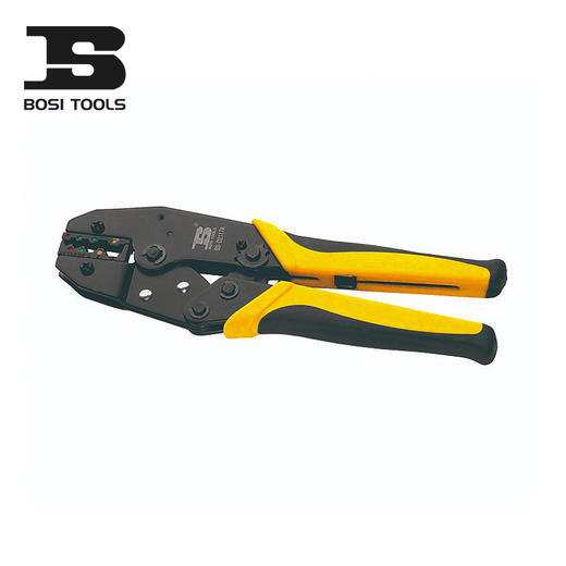 波斯 棘轮式端子压接钳 适用于三点围压裸接线 0.5-10mm²  BS432117 商品图0