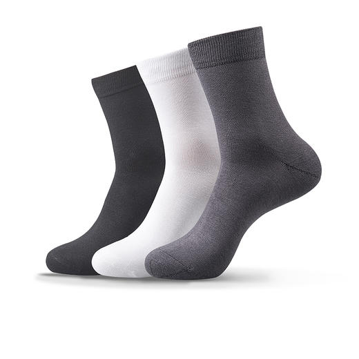 经典商务袜 v12.0 冬款 加厚毛圈底 保暖舒适（3双） 商品图4